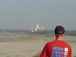  Bryan and the Taj Mahal